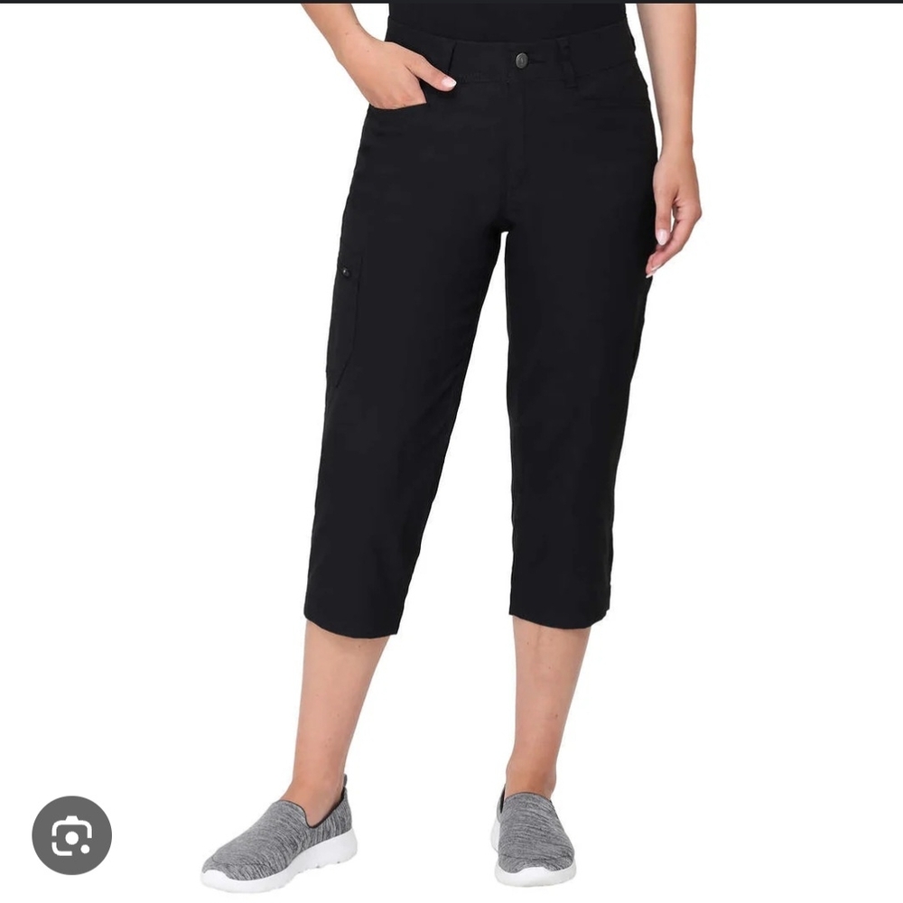 🔷️3 Items for$20🔷 Sierra Designs Tech Black Capri Pants Activewear, SZ 8